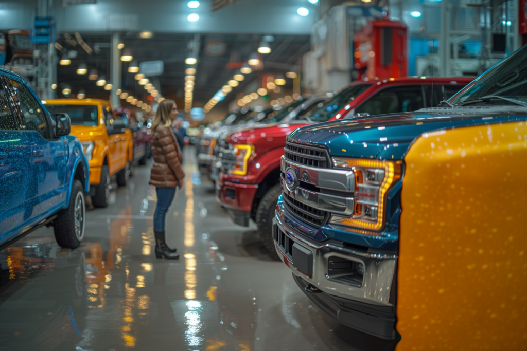 shopping for pickup trucks